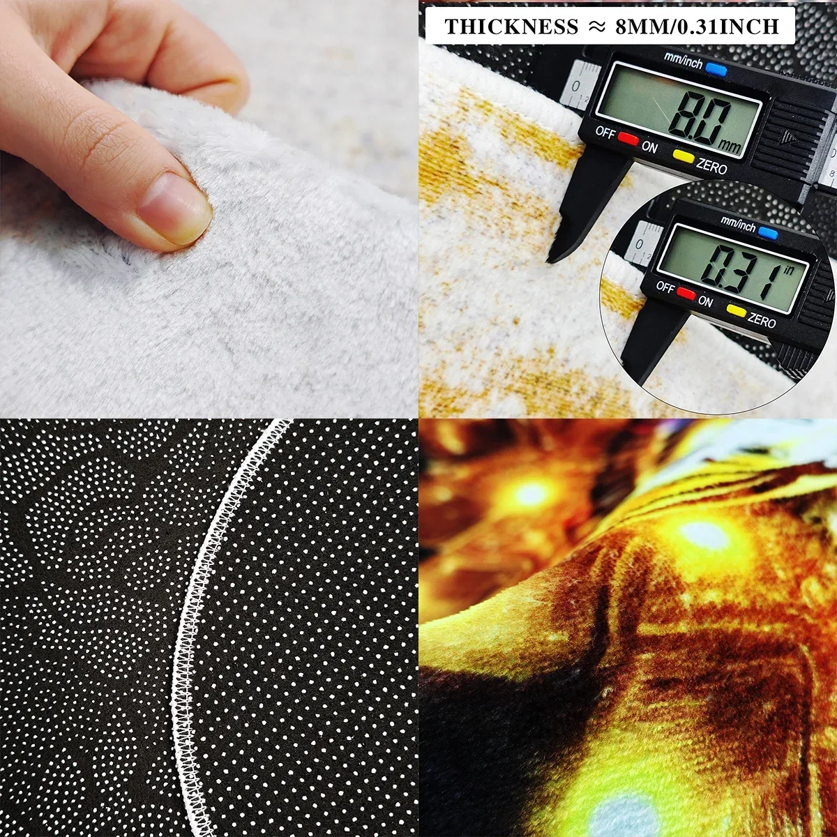 Living Room Large Area Beige Gradient Carpet Bedroom Bedside Floor Mat Soft Velvet Rug Modern Minimalist Home Decoration Rugs 5