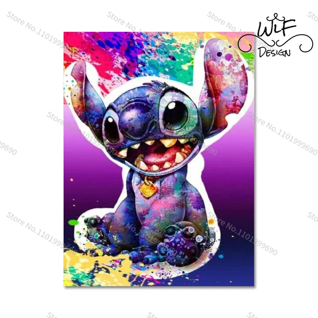 Lilo & Stitch Decoração Moderna Disney Cartaz De Parede Dos Desenhos  Animados Ponto Pintura Da Lona Decoração Do Quarto Imprimir Presente Claro  Arte Colecionável - AliExpress