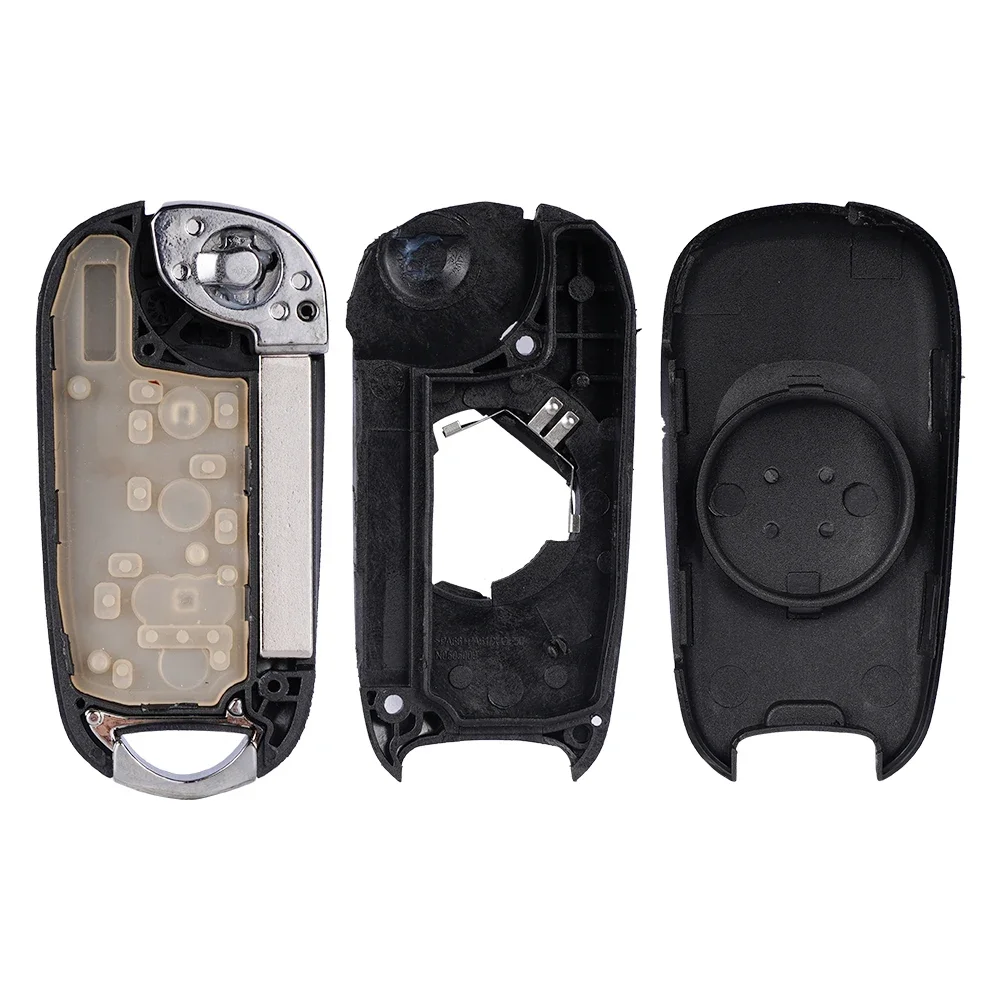 XNRKEY Replacement Key Shell Flip 2Button for Opel/Vauxhall Astra K 2015 Folding Remote Key Case Cover Key Case Car Key Shell Key Shell