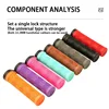 ODI Rubber bicycle grips 22mm purple brown pink orange black Ergonomic MTB handlebar grips for dirt pit bmx Mountain bike grips 2