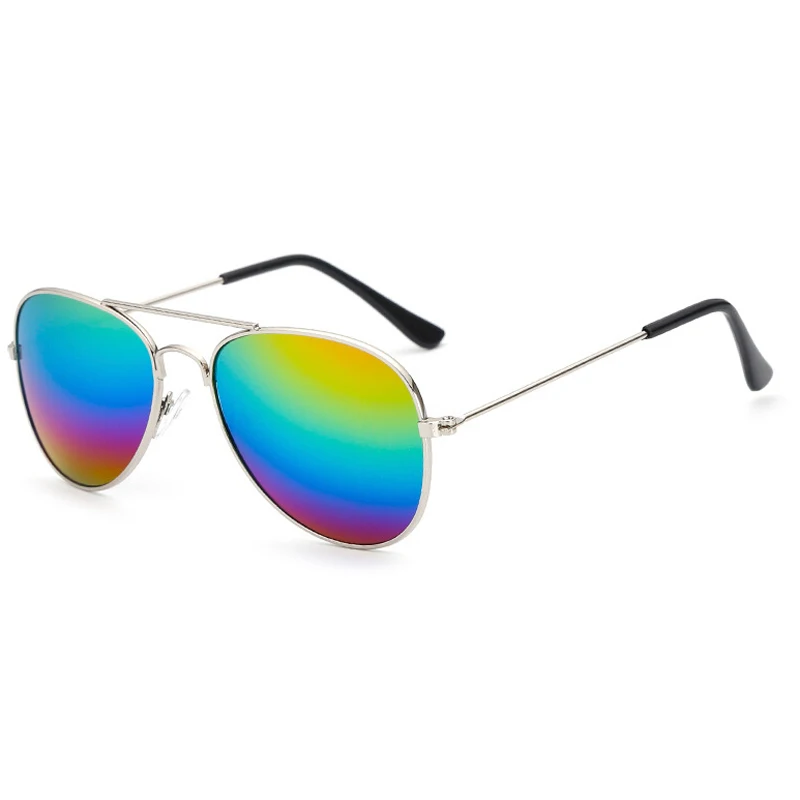 New Kids Sunglasses Fashion Colorful Boys Girls Reflective Sun Glasses Children Baby UV400 Outdoor High Definition_voghion.com