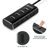 RSHTECH USB Hub Aluminum 4/7 Ports USB 3.1/3.2 Gen2 Hub 10Gbps USB Splitter with Individual on/Off Switches for Mackbook Laptop 4