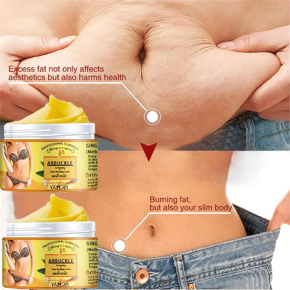Fat Burning Cream Ginger Fat Burning Cream Massage Body Toning Slimming Gel Loss Weight Shaping Health Care Muscle Massage Cream