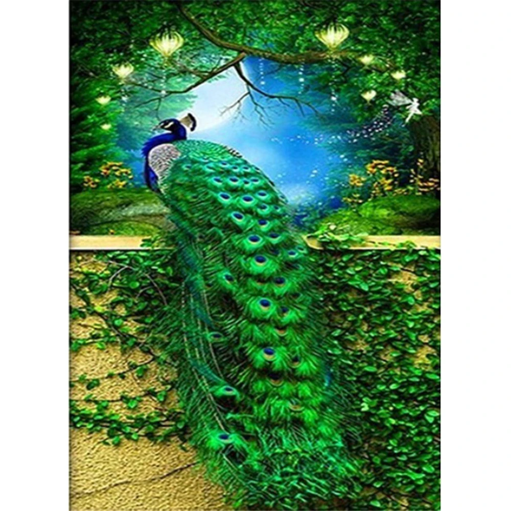 Bird Diy Peacock Diy 5d Full Diamond Mosaic Diamond Embroidery Diamond Painting Kit Christmas