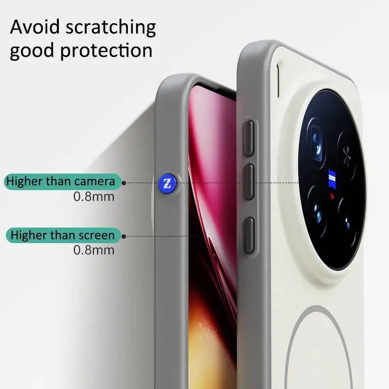 Luxury Shockproof Anti-Fall Protective Case with Comfortable Feel for Smartphones