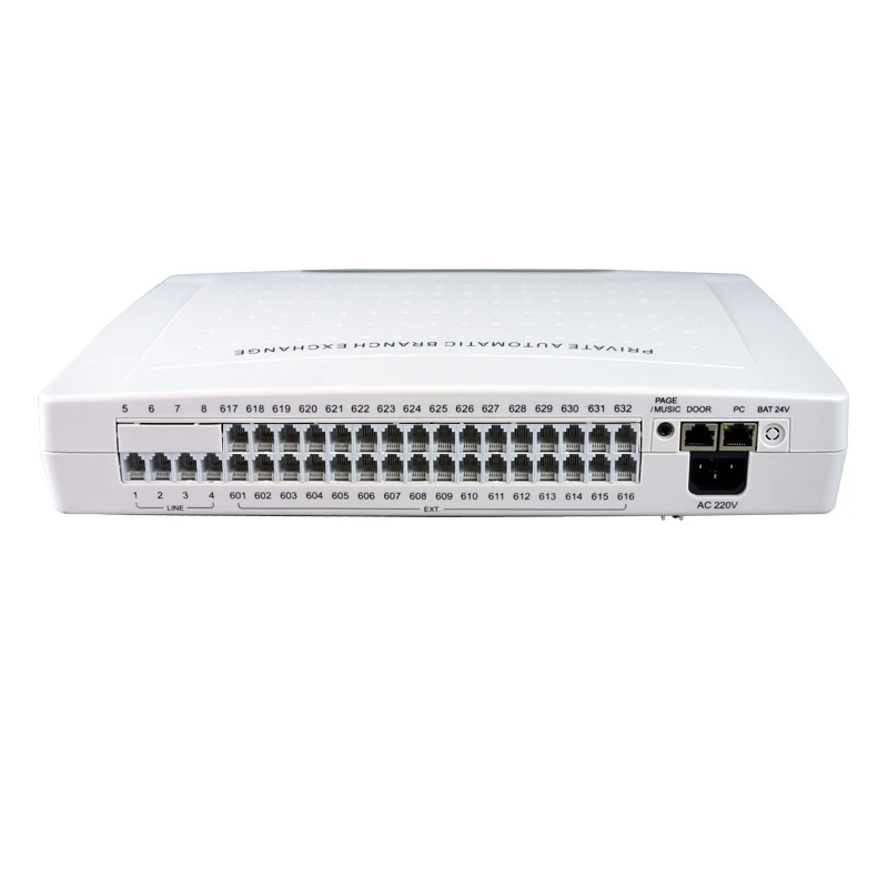 CP432 Telephone PABX / PBX / Office Phone System With 32 Internal Extension for Users pbx telephone exchanger