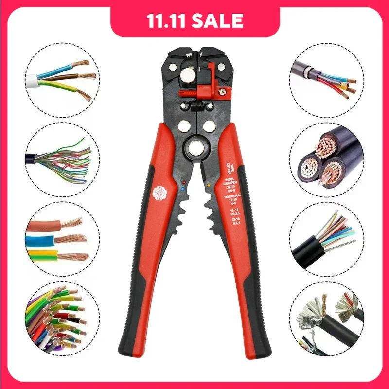 Professional Electrician Wire Tool Cable Wire Stripper Cutter Crimper Automatic Multifunctional Crimping Stripping Plier Tools wire stripper tools,multi functional tools,electrician tools