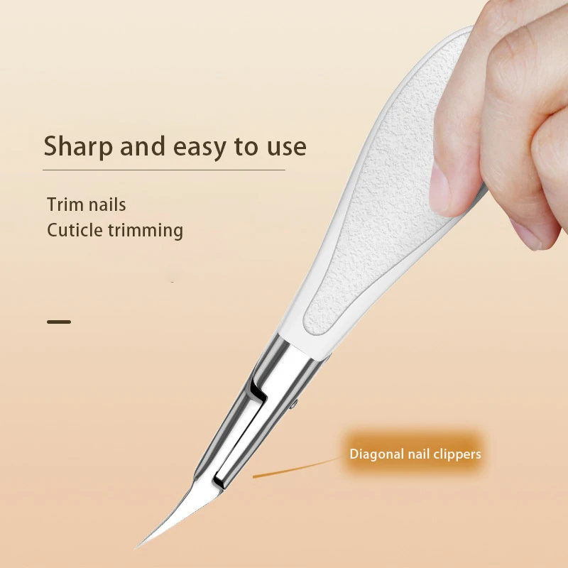 Nail Scissors Set 1 Piece Nail Scissors Household Manicure Tools Anti-Splash Nail Clippers Large Thick Hard Special Clippers Diagonal Pli