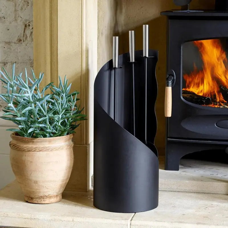 Outdoor Fireplace Tools 4X Modern Fire Pit Tools For Fireplaces Kitchen Fireplace Set Accessories Classic Oven Cutlery