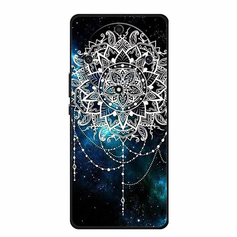 Stylish Painted Soft Silicone Back Cover for Honor X9a – Protective and Popular Coque