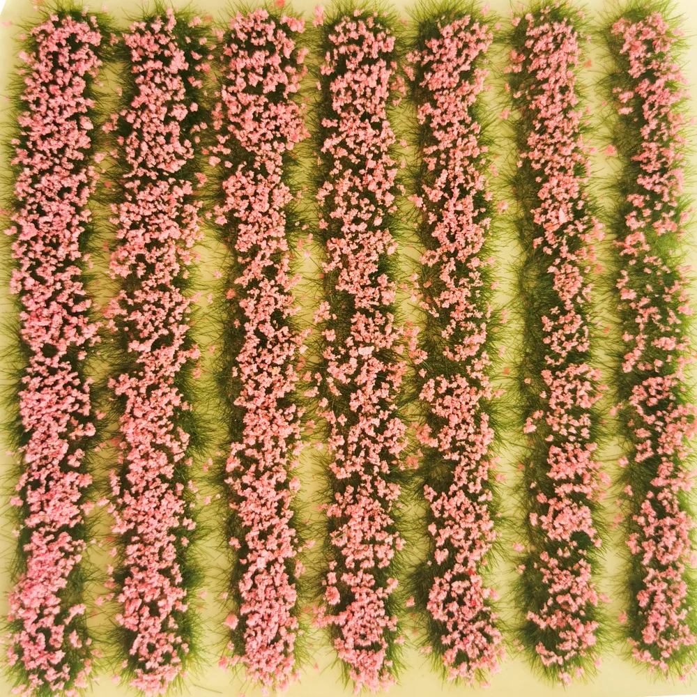 Diorama Grass Simulation Flower Cluster For HO N Scale Military Scene Garden Decoration Architecture - Image 6