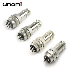 Aviation Circular Socket Plug - Male & Female Butting Wire Cable Connector - 2P (GX20)