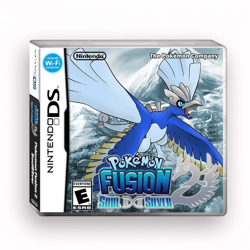 Pokemon Fusion 2- Heart Gold/soul Silver Nds Game Card Pocket