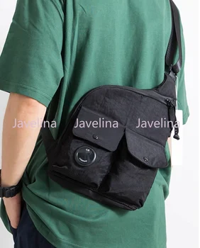 Borsa a tracolla con design di nicchia CP, borsa da pendolarismo versatile e casual da uomo, può contenere tablet computer
