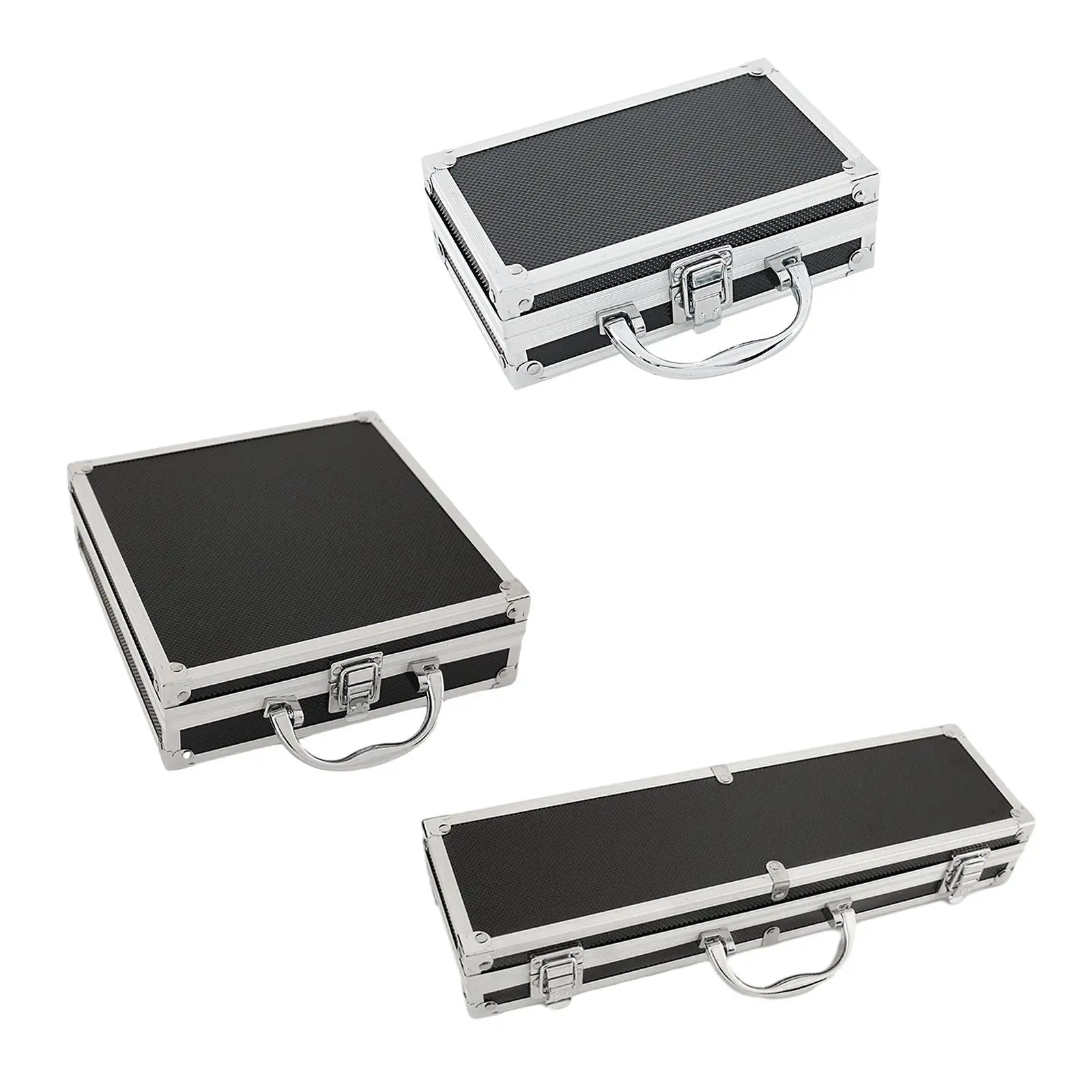 Mic Bag EVA Foam Interior Hard Shell Shockproof Multi Compartment Instrument Box Microphone Carrying Case Mic Gear Storage Box