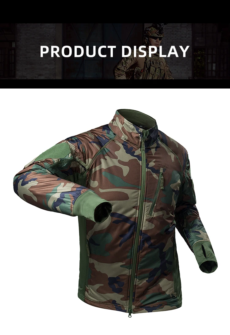 China Cema Lightweight Cotton Jacket Breathable Coat Hoodie Camping Outdoor Hunting Jacket Tactical Jacket