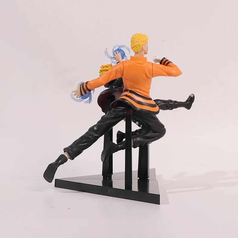 Naruto Uzumaki boruto figura anime, pai e filho versão, brinquedo