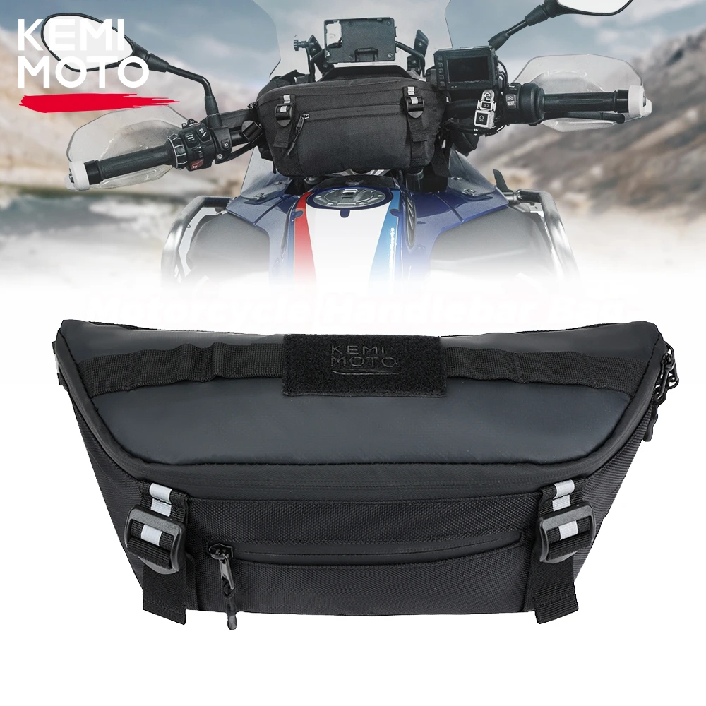 범용 오토바이 핸들 바 가방, 프론트 포크 보관 가방, BMW R1250GS R1300GS R 1200 GS 오토바이 액세서리 가방