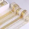 10pcs Floating Series Washi Tapes Set Gold Stamping Adhesive Masking Tape Diary Decoration Stickers A7562 6