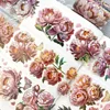 3m/Roll Laser Blue Red Flower PET Tape Decorative Masking Tape Scrapbooking Sticker Journal Aesthetic Stationery 4