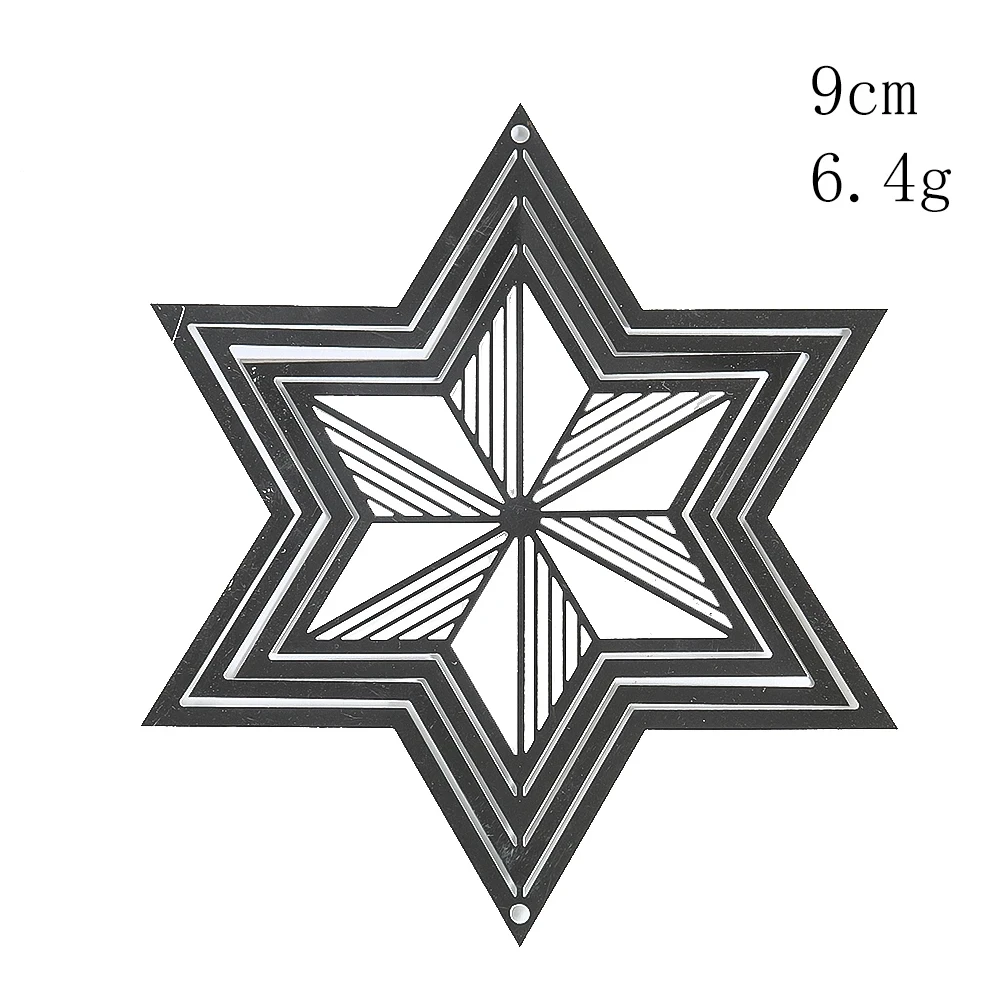 Elevate Your Outdoor Space with a 3D Flowing Wind Spinner - Stainless Steel Mirrored Hanging Decor