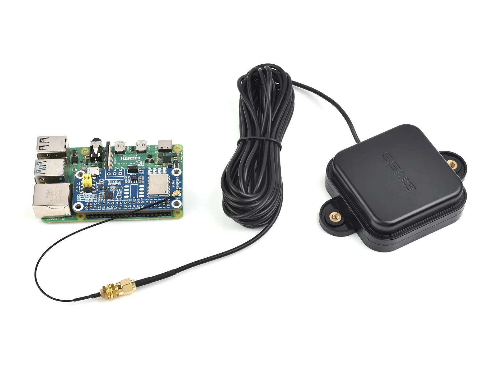 Waveshare Ƽ GNSS  Ƽ ļ Ƽ ׳, SMA-J Ŀ, Ƽ GNSS Ŵ ý , L1 + L2 + L5