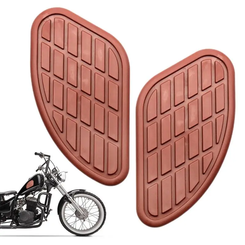 Universal Motorcycle Fuel Tank Pad Side Gas Tank Sticker Knee Grip Protector Vintage Side Panels For Most Motorcycle