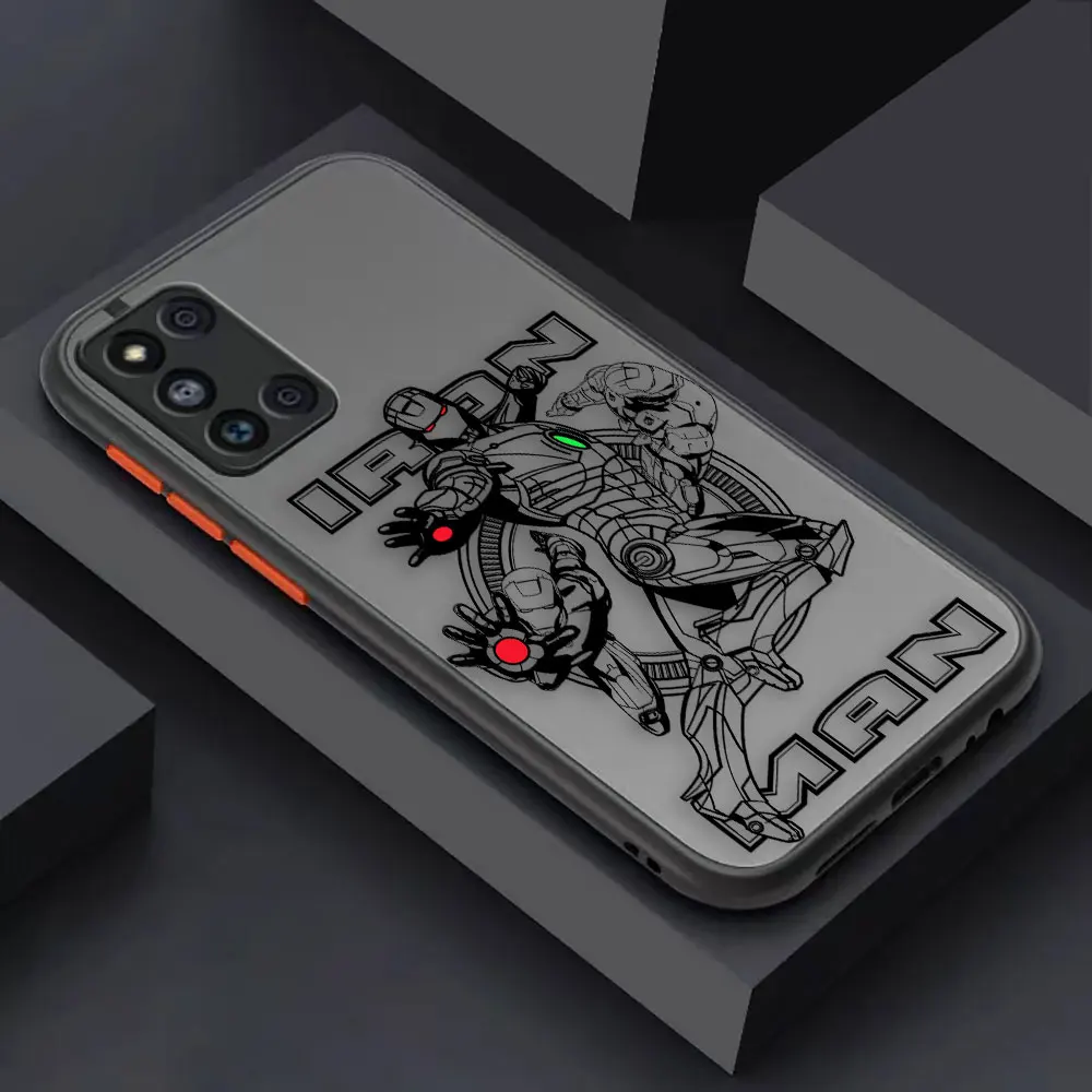 thumbnail image 1 of Funda mate para Samsung Galaxy M62 M53 M52 M51 M33 M32 M31 M30S M23 5G J8 J7 J6 J5 Funda Coque Shell Marvel Lron Man Comics, 1 of 5