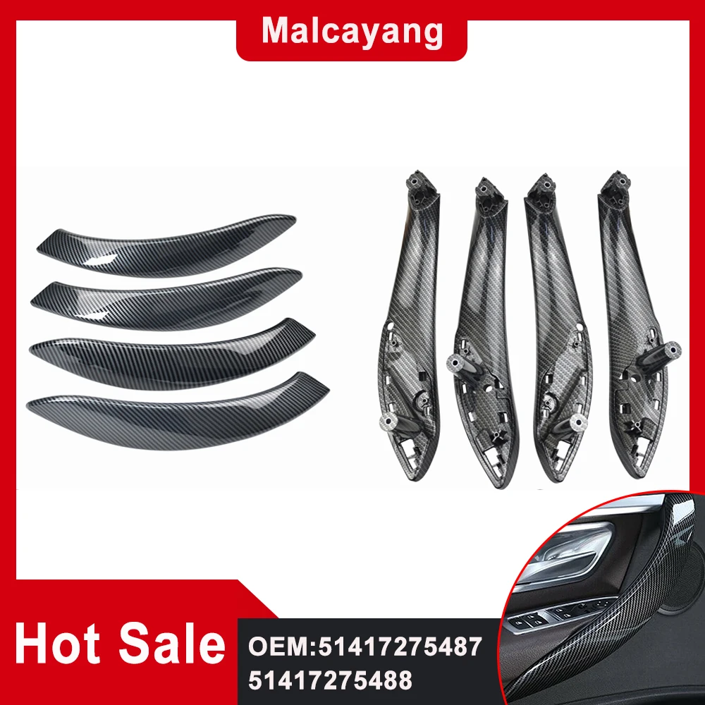 Per Bmw Serie 3 F30 316D 318D F31 320I 325D 2011-2019 Fibra Di Carbonio 4 Pezzi 51417279311 Pannello Bracciolo Porta Interna Destra Sinistra