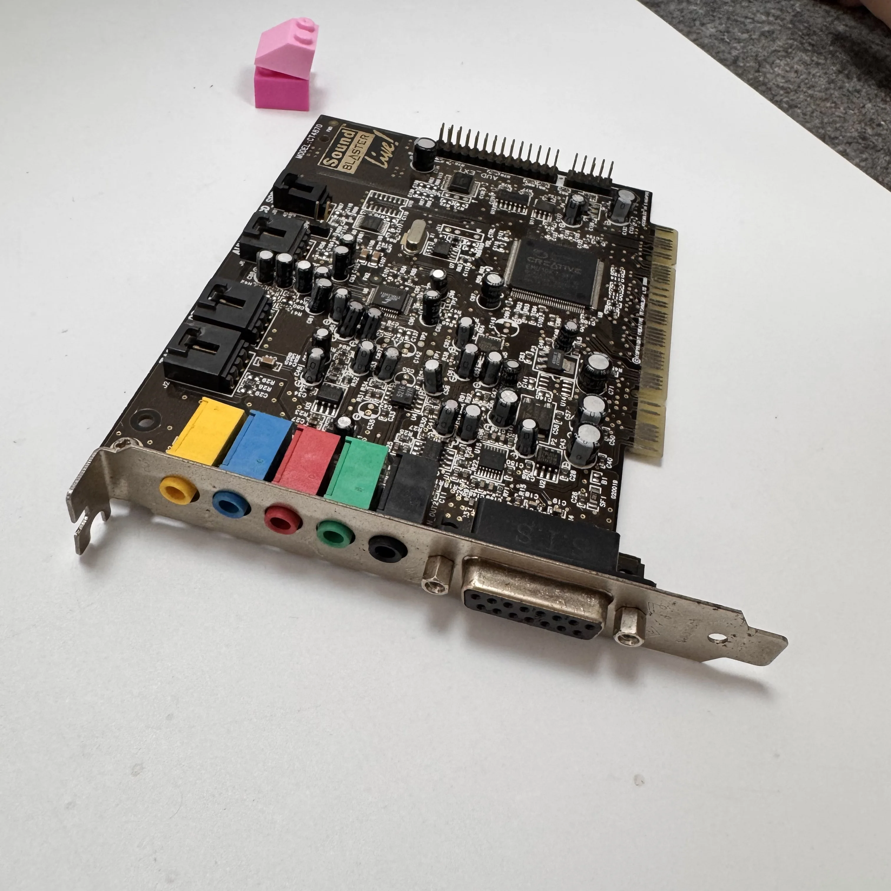 비용 효율성이 높은 CT4870 Live를 사용하세요 Value/1024 32비트 PCI 사운드 카드(전체 기능 지원)