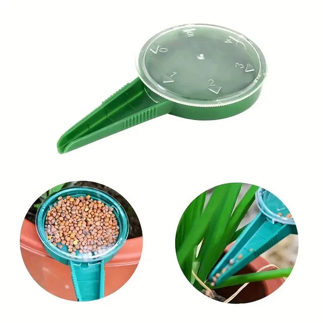 1pcs Garden Plant Seed Sower 5 File Adjustable Planter Hand Held Seeding Dispenser Accessory Flower Grass Plant Seeder