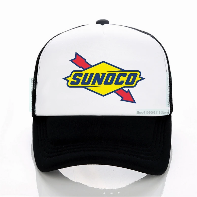 

Sunoco Vintage Oil Company hat Fashion Brand man snapback hats cool Summer Mesh Breathable Trucker Cap Baseball Caps