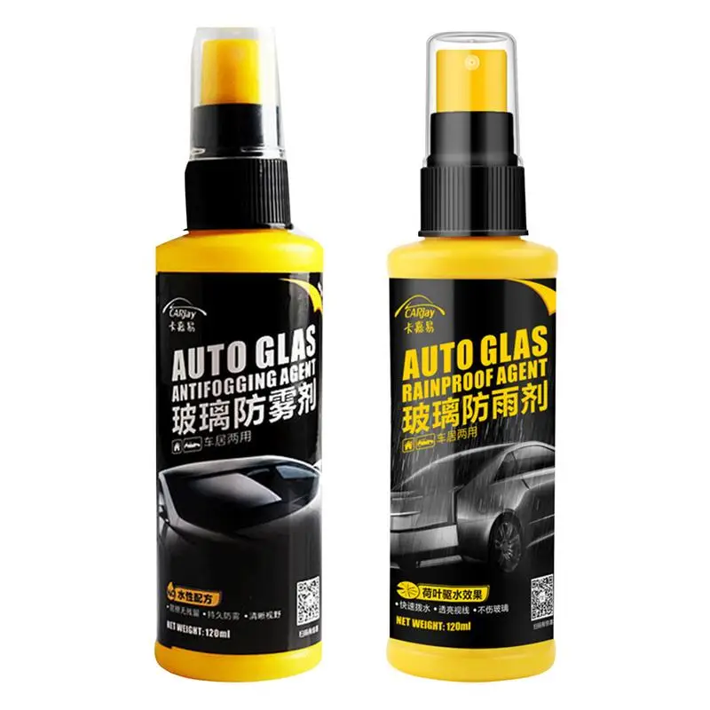 

Car Defogger Spray Glass Cleaner Spray 120ml Instant Long Lasting Anti Fog Car Window Spray For Auto's Windows & Windshield