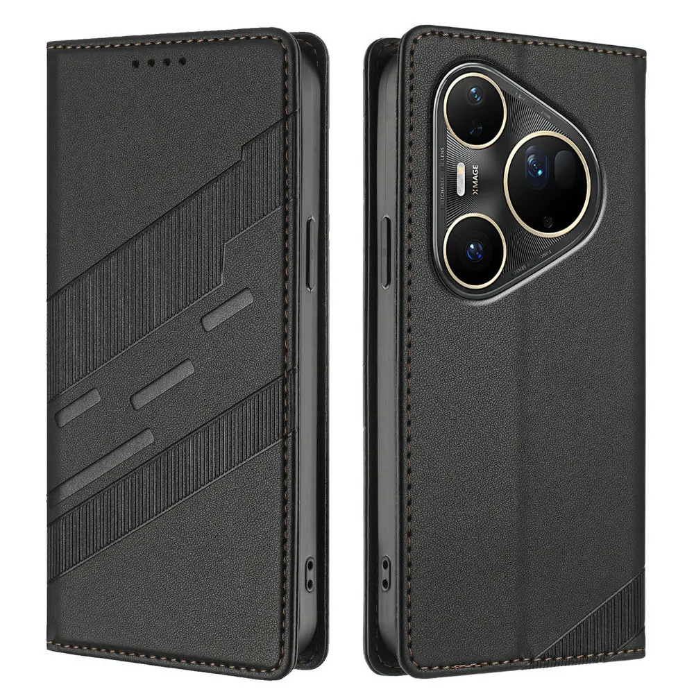 Premium Flip Magnetic Wallet Case - Luxury Card Holder & Book Cover