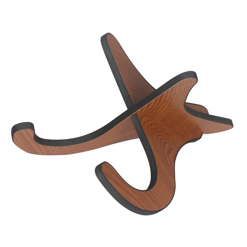 

1 Piece Wood Detachable Ukulele Bracket Sponge Edge Violin Bracket Guitar Bracket Bracket