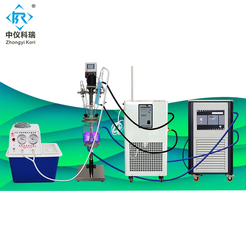 SF1L Lab Chemical Jacket Heating Cooling Reactor with Jacketed Reactor