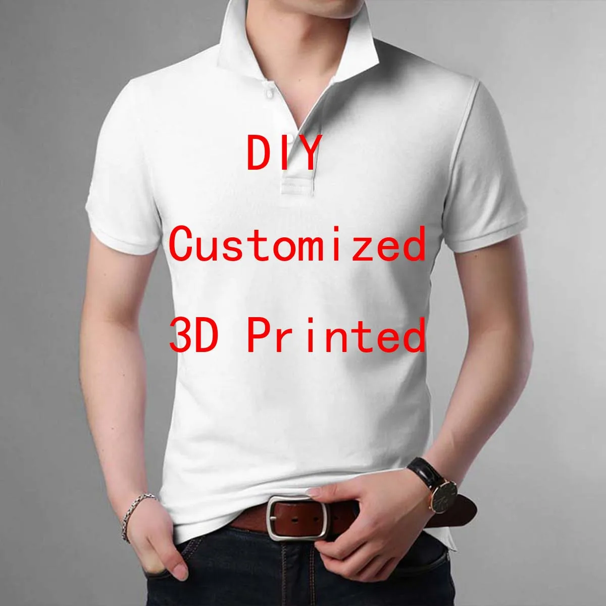 

DIY Personalized Design pattern 3D All Over Printed Men's For Women's Polo Shirts Fashion Casual lapel short sleeve shirt