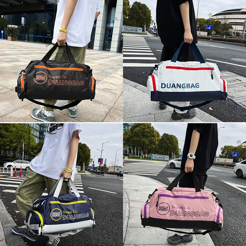 Large GYM Fitness Backpack Sports Motorcycle Rucksack Weekend Shoe Bag Teenage Schoolbag Waterproof Travel Back Bag Laptop Bag