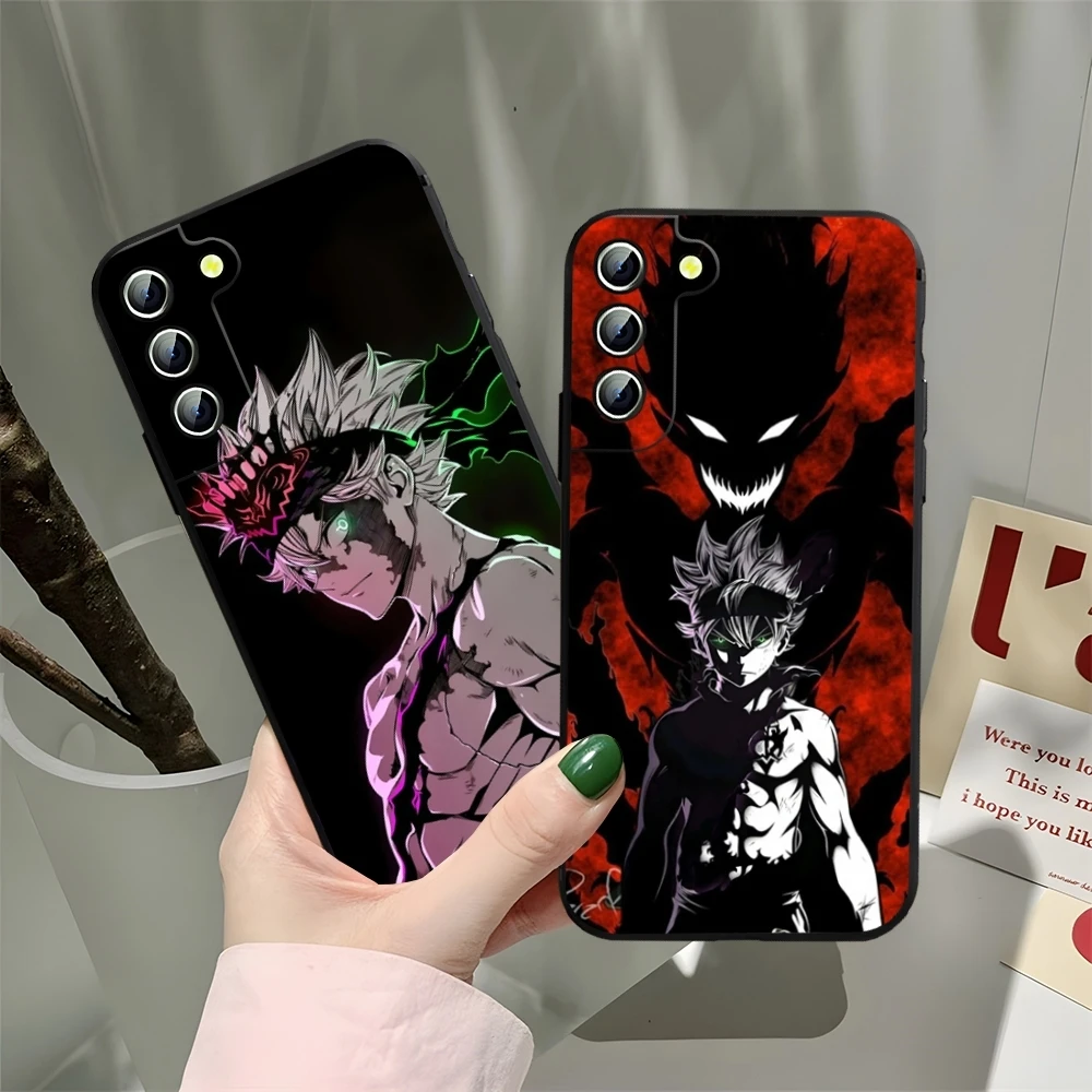 Black Clover Asta Protective Phone Case - Sleek Black Design