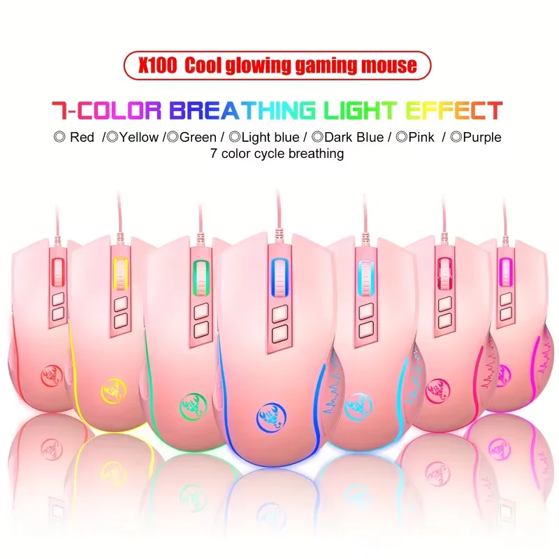 Ensemble clavier et souris filaire ultra-compact avec éclairage rgb_voghion.com