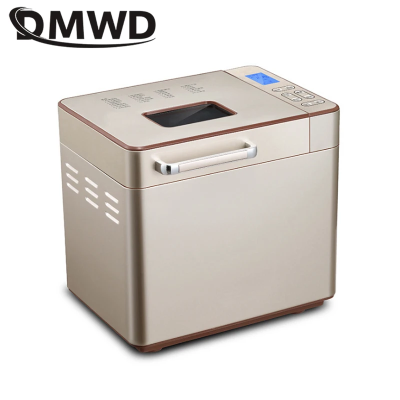 DMWD Household Automatic Bread Machine Intelligent Breakfast Sandwich Toast Maker DIY Cake Machine 25 Menus 13H Appointment 220V