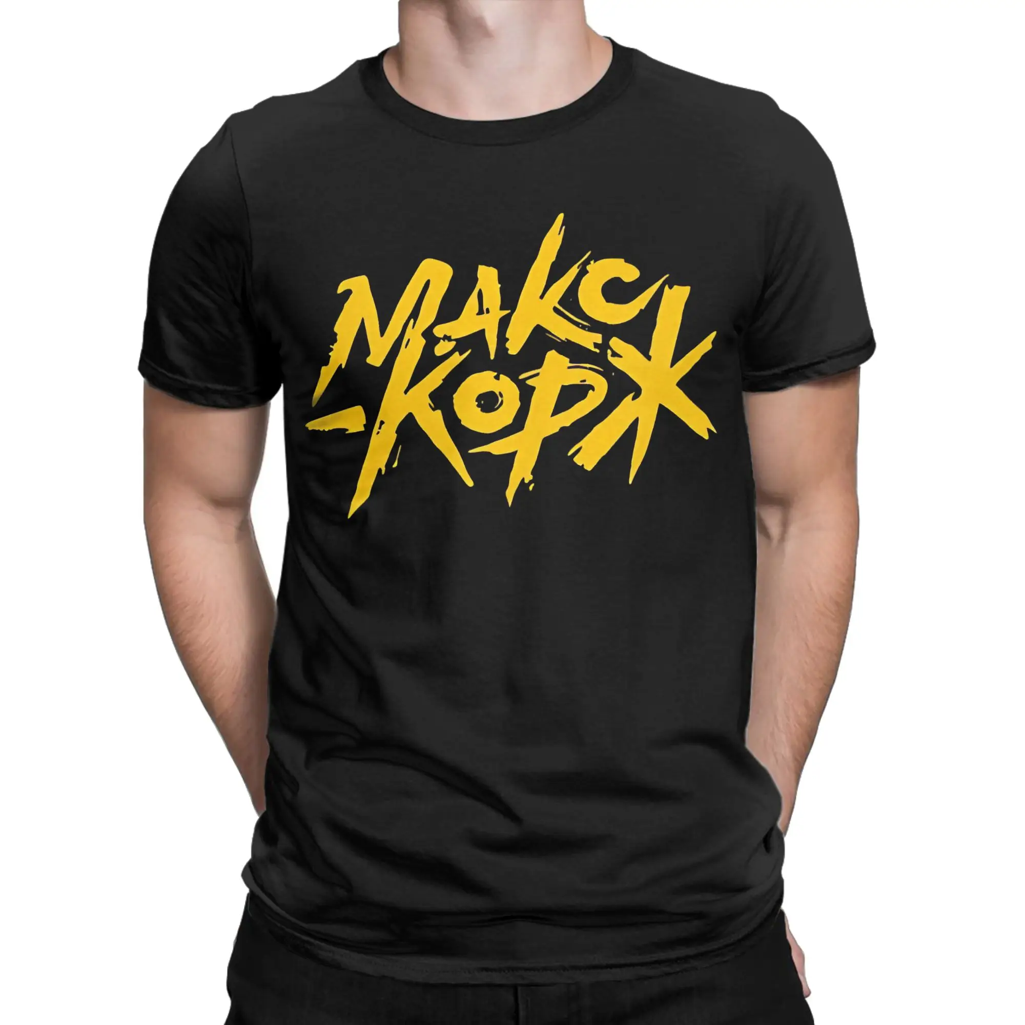 Max Korzh Graphic Oversized Pure Cotton Harajuku Streetwear T-Shirt