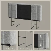 Linen-Textured Modern Headboard for Full-Size Beds, Sleek and Stylish Bedroom Upgrade 3