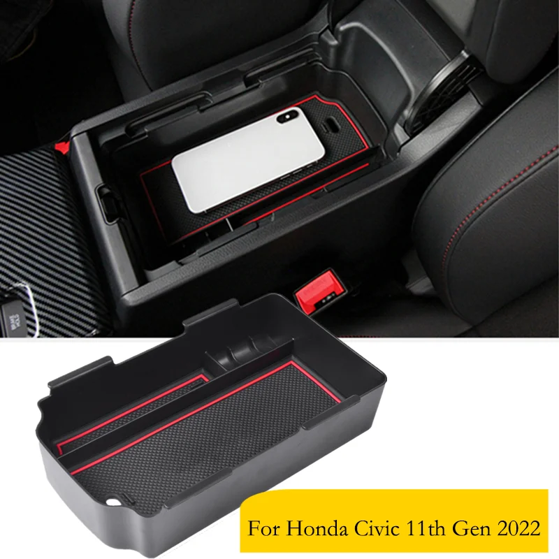 

Car Armrest Storage Box Tray For Honda Civic 11th Gen 22-23 Accessories For Honda Civic 11th Gen 2022 2023 Accesorios Para Auto