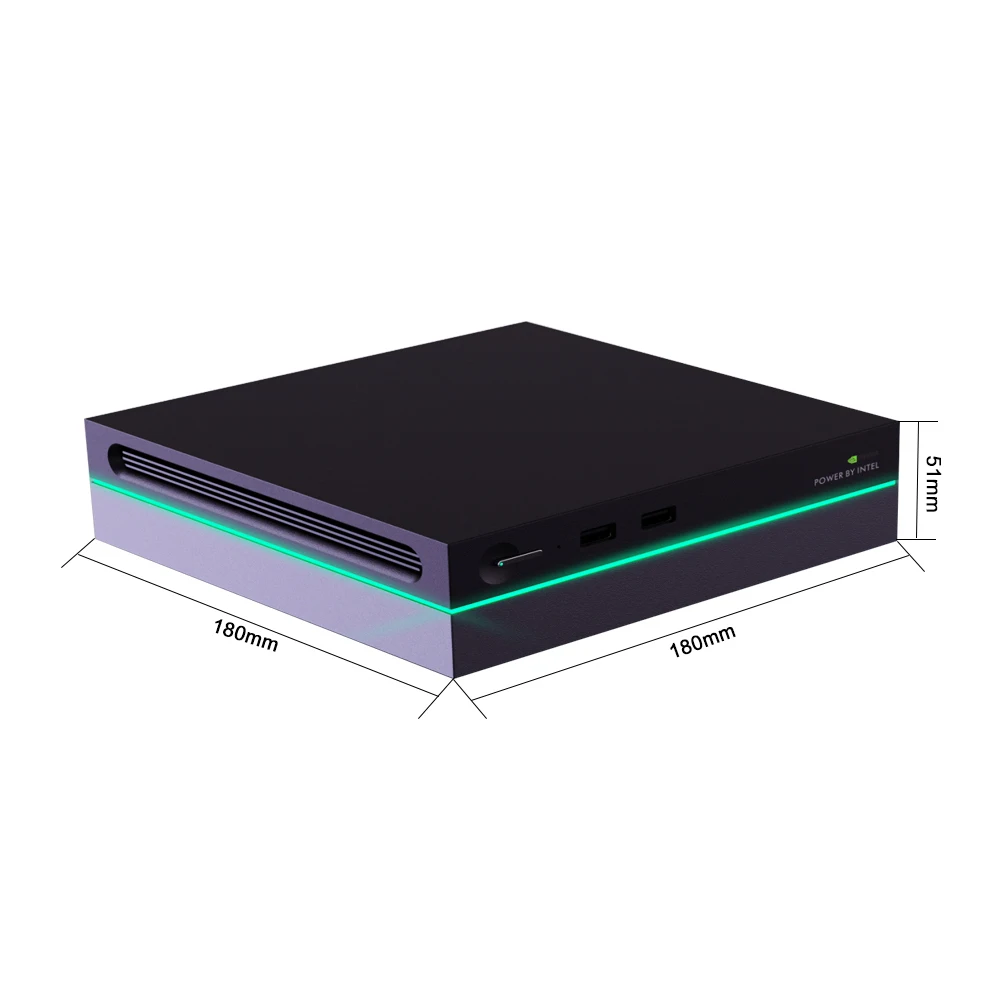 Yohirs Powerful Gaming Mini PC I9 12900H I7 12700H NVIDIA GTX1060 4G Thunderbolt4 Micro Desktop Computer Windows11 NUC 5G WIFI 5