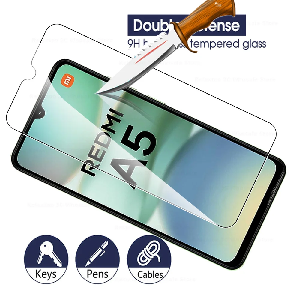 Lot De 6 Films De Protection D'Écran Pour Xiaomi Redmi A5 - Transparent Brillant Anti-Rayures - Marque Savvies
