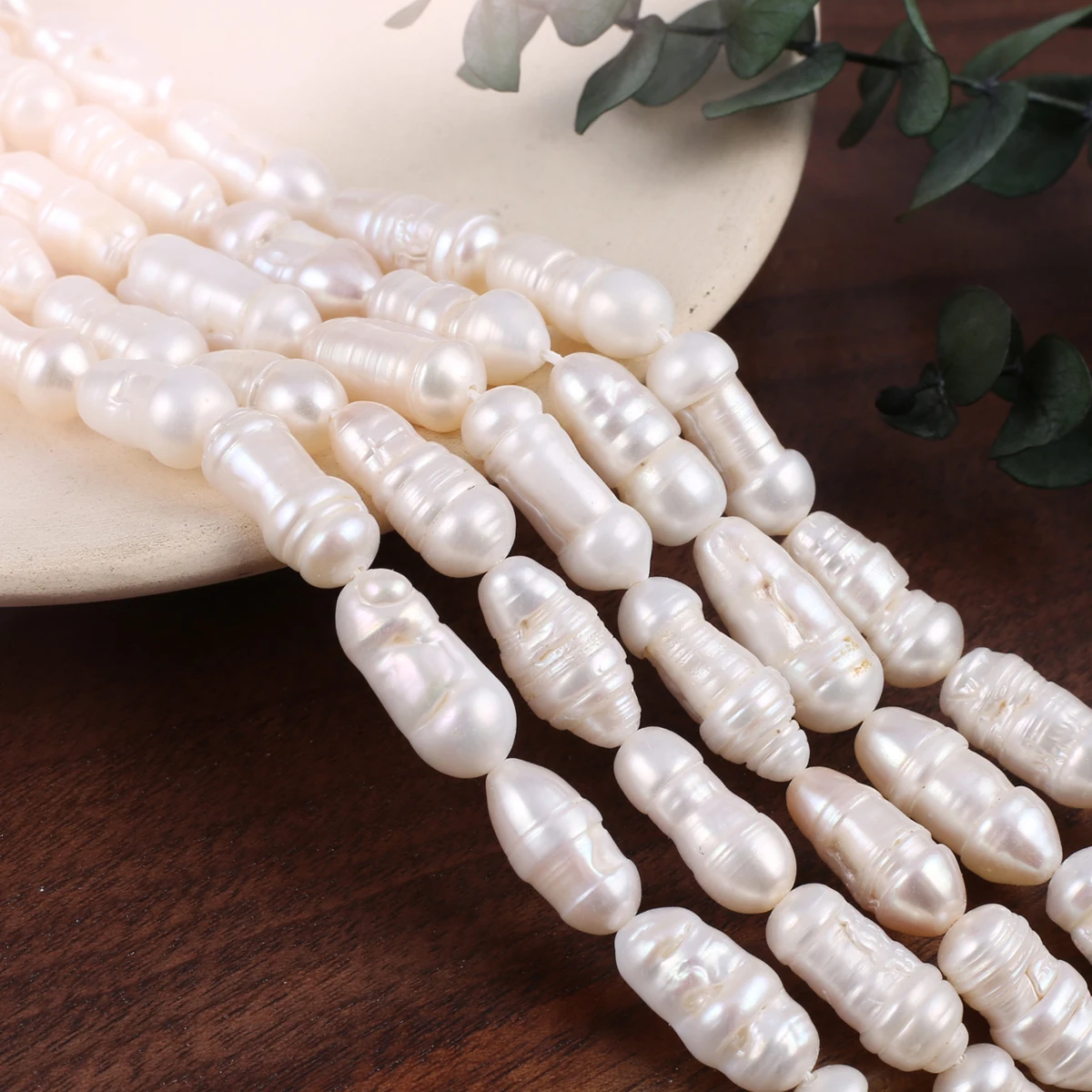 Natural Baroque Pearl Irregular Shaped Pearl Charm Jewelry Making DIY Necklace Earrings Bracelet Accessories Gift 7x18-8x20mm