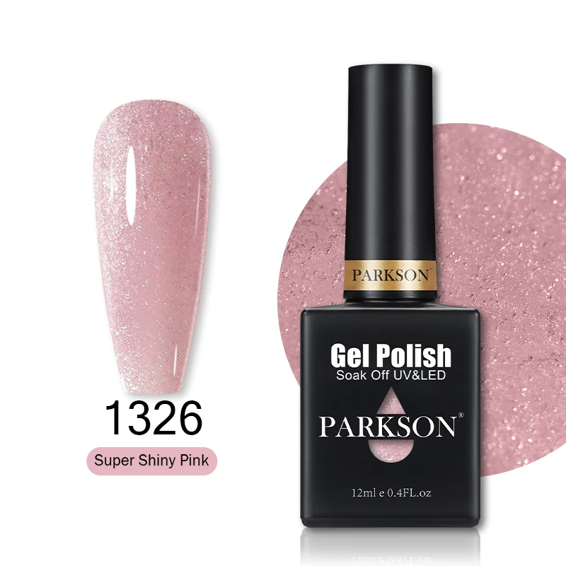 

Parkson 12ml Sparkling Glitter Gel Nail Polish Hot Sale Colors Semi Permanent For Manicure Soak Off UV Gel Varnish Colorful Gel