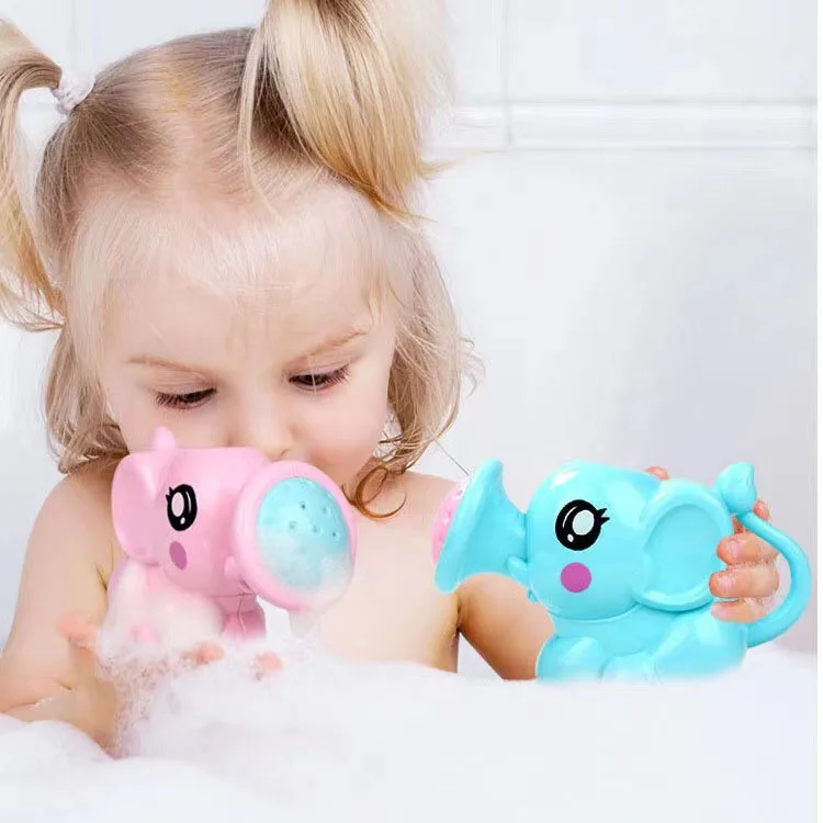 Baby Bath Toys Lovely Plastic Elephant Shape Water Spray for Baby Shower Swimming Toys Kids Gift Baby Kids Toy 5