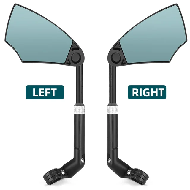 Espelho Retrovisor de Bicicleta Antiofuscante e à Prova de Explosão